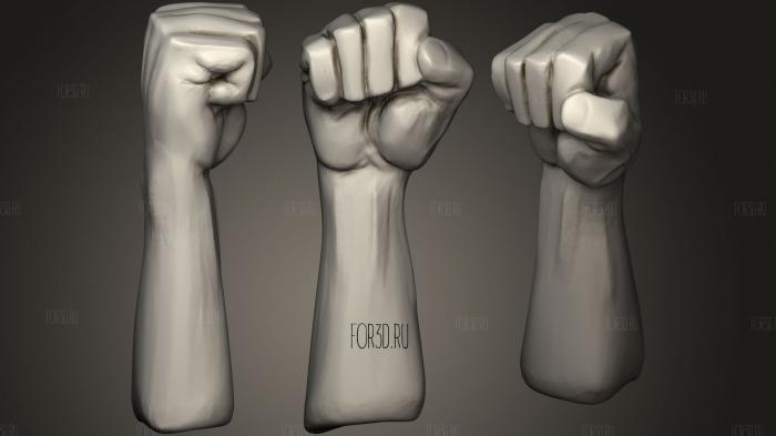 hand in fist 3d stl модель для ЧПУ